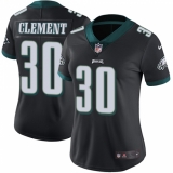Women's Nike Philadelphia Eagles #30 Corey Clement Black Alternate Vapor Untouchable Limited Player NFL Jersey