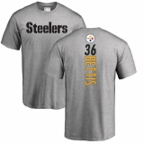 NFL Nike Pittsburgh Steelers #36 Jerome Bettis Ash Backer T-Shirt