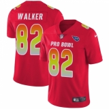 Men's Nike Tennessee Titans #82 Delanie Walker Limited Red 2018 Pro Bowl NFL Jersey