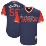 Men's Majestic Los Angeles Angels of Anaheim #56 Kole Calhoun 