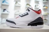 2023.10 (95% Authentic) Air Jordan 3 Denim“Fire Red”Men Shoes-G (16)