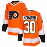 Men's Adidas Philadelphia Flyers #30 Michal Neuvirth Authentic Orange Home NHL Jersey