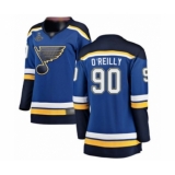 Women's St. Louis Blues #90 Ryan O'Reilly Fanatics Branded Royal Blue Home Breakaway 2019 Stanley Cup Champions Hockey Jersey