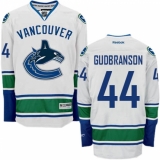 Women's Reebok Vancouver Canucks #44 Erik Gudbranson Authentic White Away NHL Jersey