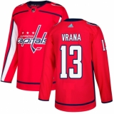 Youth Adidas Washington Capitals #13 Jakub Vrana Authentic Red Home NHL Jersey