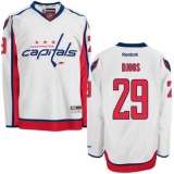 Men's Reebok Washington Capitals #29 Christian Djoos Authentic White Away NHL Jersey