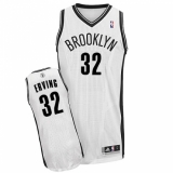 Youth Adidas Brooklyn Nets #32 Julius Erving Authentic White Home NBA Jersey