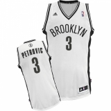 Women's Adidas Brooklyn Nets #3 Drazen Petrovic Swingman White Home NBA Jersey