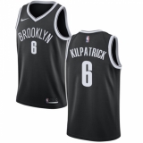 Men's Nike Brooklyn Nets #6 Sean Kilpatrick Swingman Black Road NBA Jersey - Icon Edition