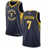 Women's Nike Indiana Pacers #7 Al Jefferson Authentic Navy Blue Road NBA Jersey - Icon Edition