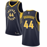 Men's Nike Indiana Pacers #44 Bojan Bogdanovic Authentic Navy Blue Road NBA Jersey - Icon Edition
