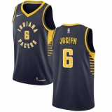 Women's Nike Indiana Pacers #6 Cory Joseph Authentic Navy Blue Road NBA Jersey - Icon Edition