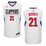 Women's Adidas Los Angeles Clippers #21 Patrick Beverley Authentic White Home NBA Jersey