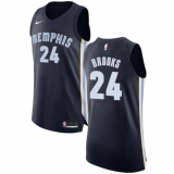 Youth Nike Memphis Grizzlies #24 Dillon Brooks Authentic Navy Blue Road NBA Jersey - Icon Edition