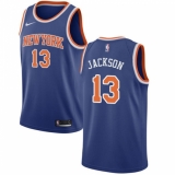 Men's Nike New York Knicks #13 Mark Jackson Swingman Royal Blue NBA Jersey - Icon Edition