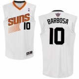 Men's Adidas Phoenix Suns #10 Leandro Barbosa Swingman White Home NBA Jersey
