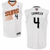 Youth Adidas Phoenix Suns #4 Tyson Chandler Authentic White Home NBA Jersey