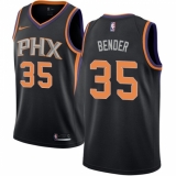 Men's Nike Phoenix Suns #35 Dragan Bender Swingman Black Alternate NBA Jersey Statement Edition