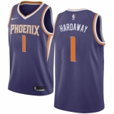 Men's Nike Phoenix Suns #1 Penny Hardaway Swingman Purple Road NBA Jersey - Icon Edition