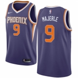 Men's Nike Phoenix Suns #9 Dan Majerle Swingman Purple Road NBA Jersey - Icon Edition