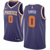 Men's Nike Phoenix Suns #0 Marquese Chriss Swingman Purple Road NBA Jersey - Icon Edition