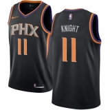 Men's Nike Phoenix Suns #11 Brandon Knight Authentic Black Alternate NBA Jersey Statement Edition