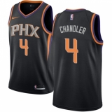 Men's Nike Phoenix Suns #4 Tyson Chandler Swingman Black Alternate NBA Jersey Statement Edition