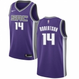 Men's Nike Sacramento Kings #14 Oscar Robertson Swingman Purple Road NBA Jersey - Icon Edition