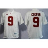 Alabama Crimson Tide 9 Amari Cooper White Limited NCAA Jerseys