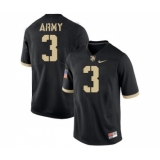 Army Black Knights 3 Jordan Asberry Black College Football Jersey
