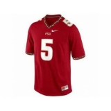Florida State Seminoles FSU 5# Jameis Winston Red College Football Nike NCAA Jerseys