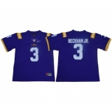 LSU Tigers 3 Odell Beckham Jr. Purple Nike College Football Jersey
