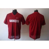 Sooners Blank Red Embroidered NCAA Jersey