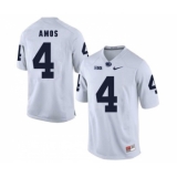 Penn State Nittany Lions 4 Adrian Amos White College Football Jersey