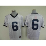 Nittany Lions #6 Navy white Embroidered NCAA Jersey