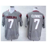 South Carolina Gamecocks 7 Jadeveon Clowney Grey College Football NCAA Jerseys
