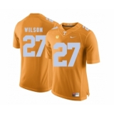 Tennessee Volunteers 27 Al Wilson Orange College Football Jersey