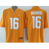 Tennessee Volunteers 16 Manning Orange Jersey