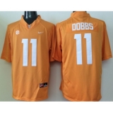 Tennessee Volunteers 11 Joshua Dobbs Orange College Football Jersey