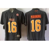 Youth Tennessee Vols #16 Peyton Manning Black Stitched NCAA Jersey