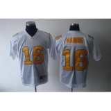 Vols #16 Peyton Manning White Embroidered NCAA Jersey