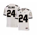 UCF Knights 24 D.J. Killings White College Football Jersey