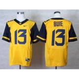 NEW West Virginia Mountaineers Andrew Buie 13 College Football Elite Jerseys - Gold