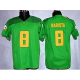 Youth NCAA Ducks #8 Marcus Mariota Green Rose Bowl Special Event Stitched Jersey