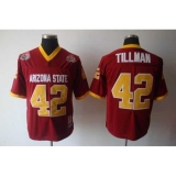 youth NCAA Arizona State Sun Devils 42 Pat Tillman Red Football Jersey