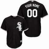 Men's Chicago White Sox Majestic Black Alternate Cool Base Custom Jersey