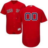 Men's Boston Red Sox Majestic Alternate Scarlet Flex Base Authentic Collection Custom Jersey