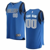 Men's Dallas Mavericks Fanatics Branded Blue Fast Break Custom Replica Jersey - Icon Edition