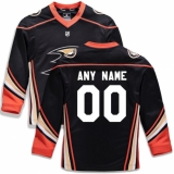 Youth Anaheim Ducks Fanatics Branded Black Home Replica Custom Jerse