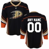 Toddler Anaheim Ducks Black Home Replica Custom Jersey